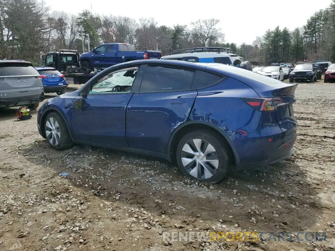 2 Фотография поврежденного автомобиля 7SAYGDEE6RF036075 TESLA MODEL Y 2024