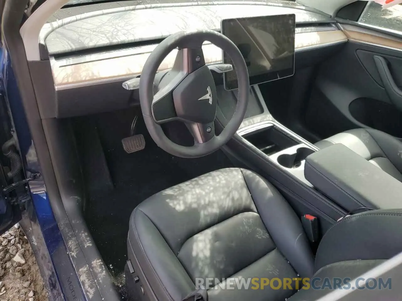 8 Фотография поврежденного автомобиля 7SAYGDEE6RF036075 TESLA MODEL Y 2024
