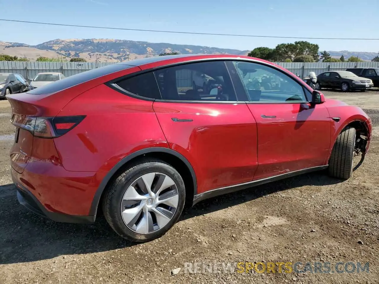 3 Photograph of a damaged car 7SAYGDEE6RF071151 TESLA MODEL Y 2024
