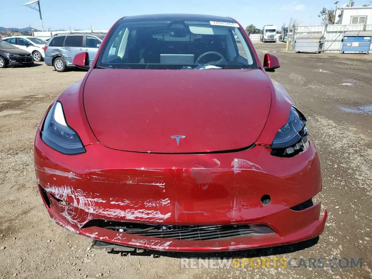 5 Photograph of a damaged car 7SAYGDEE6RF071151 TESLA MODEL Y 2024