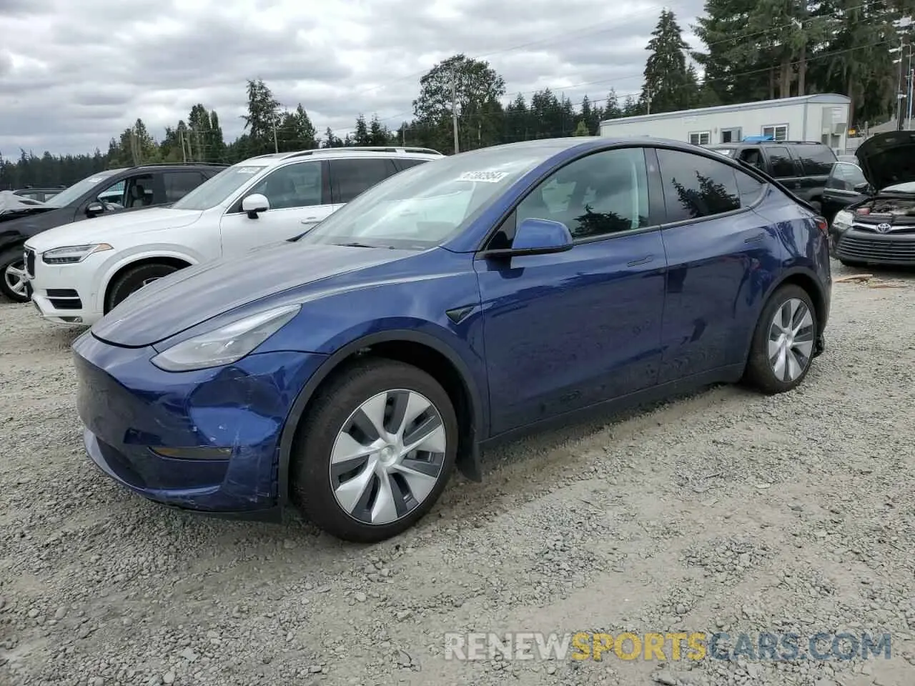 1 Фотография поврежденного автомобиля 7SAYGDEE6RF084627 TESLA MODEL Y 2024