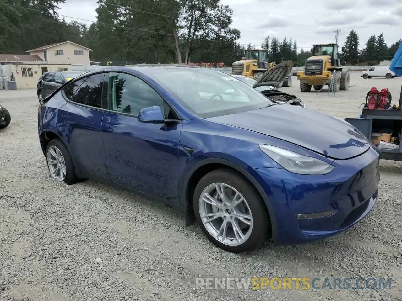 4 Фотография поврежденного автомобиля 7SAYGDEE6RF084627 TESLA MODEL Y 2024