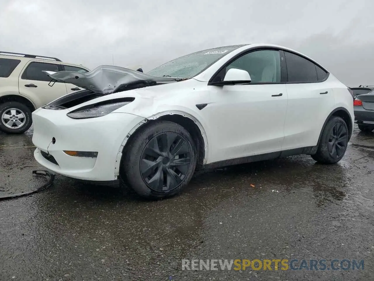 1 Фотография поврежденного автомобиля 7SAYGDEE6RF162372 TESLA MODEL Y 2024