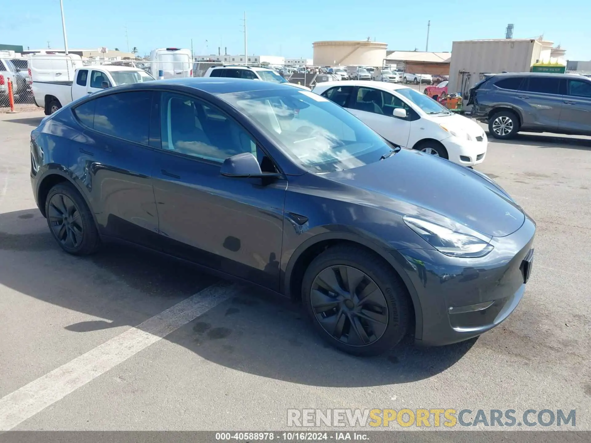 1 Photograph of a damaged car 7SAYGDEE6RF183836 TESLA MODEL Y 2024
