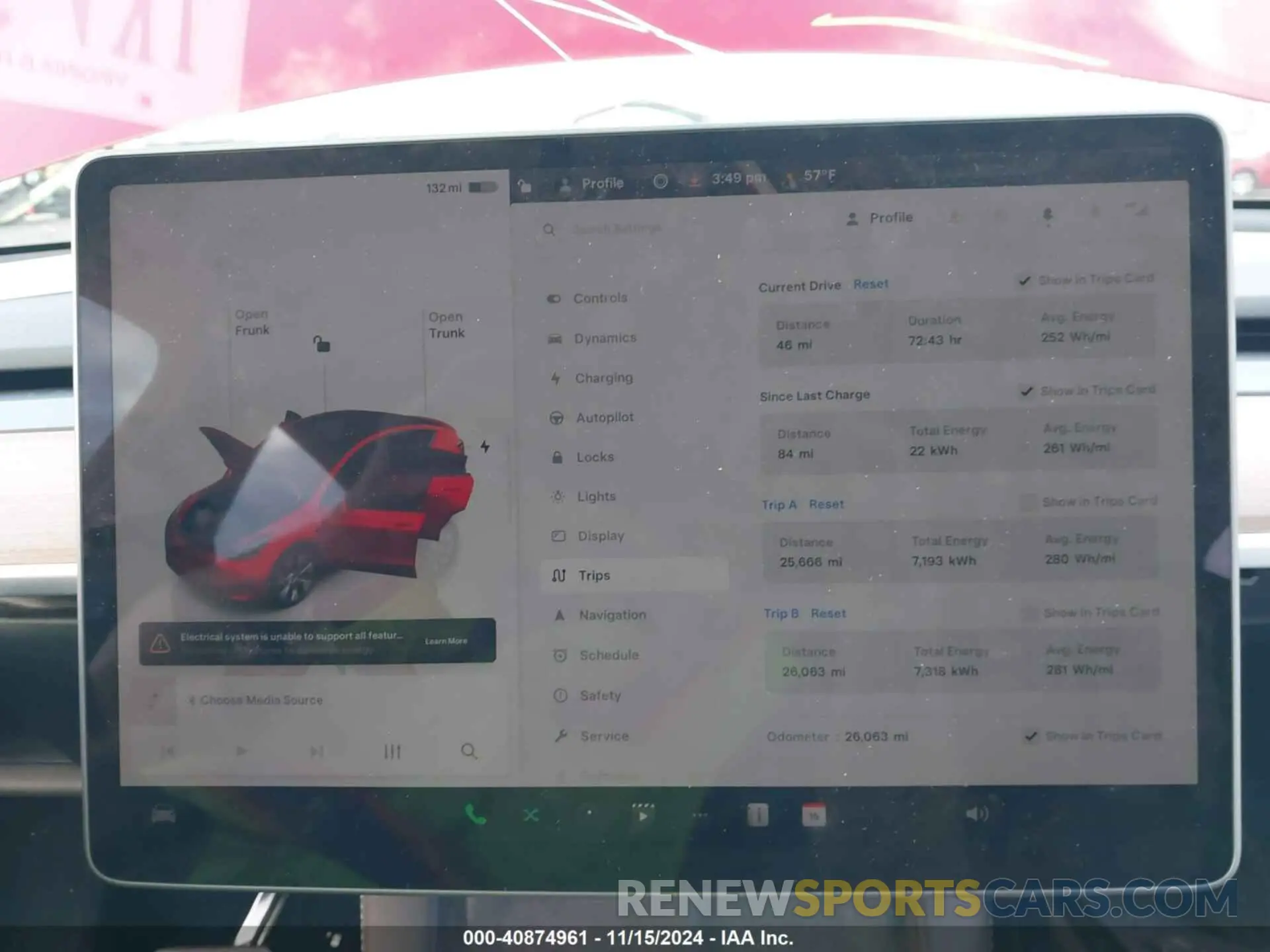 7 Photograph of a damaged car 7SAYGDEE6RF988624 TESLA MODEL Y 2024