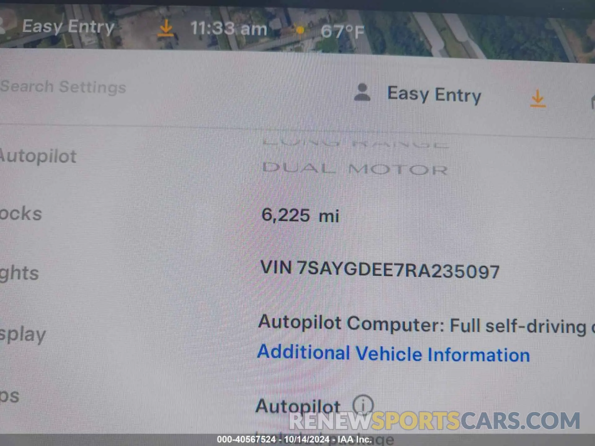 16 Фотография поврежденного автомобиля 7SAYGDEE7RA235097 TESLA MODEL Y 2024