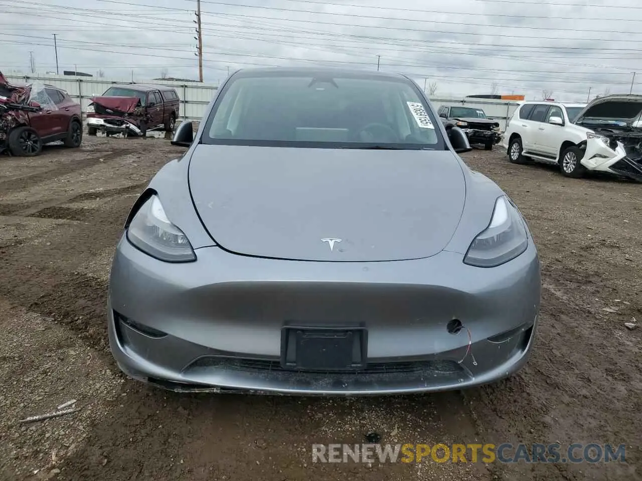 5 Фотография поврежденного автомобиля 7SAYGDEE7RA288057 TESLA MODEL Y 2024