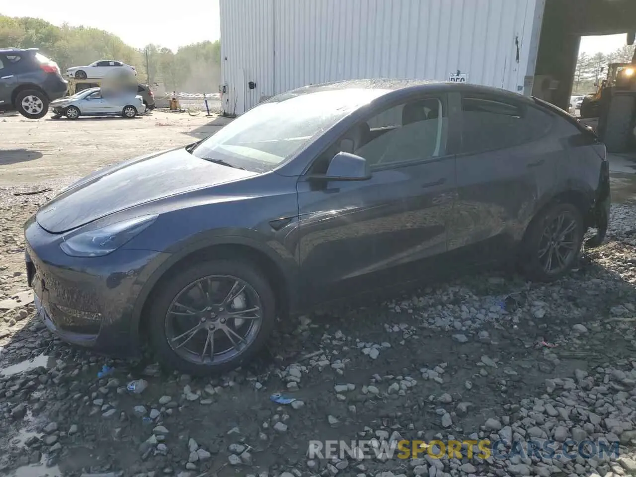 1 Photograph of a damaged car 7SAYGDEE7RA307013 TESLA MODEL Y 2024
