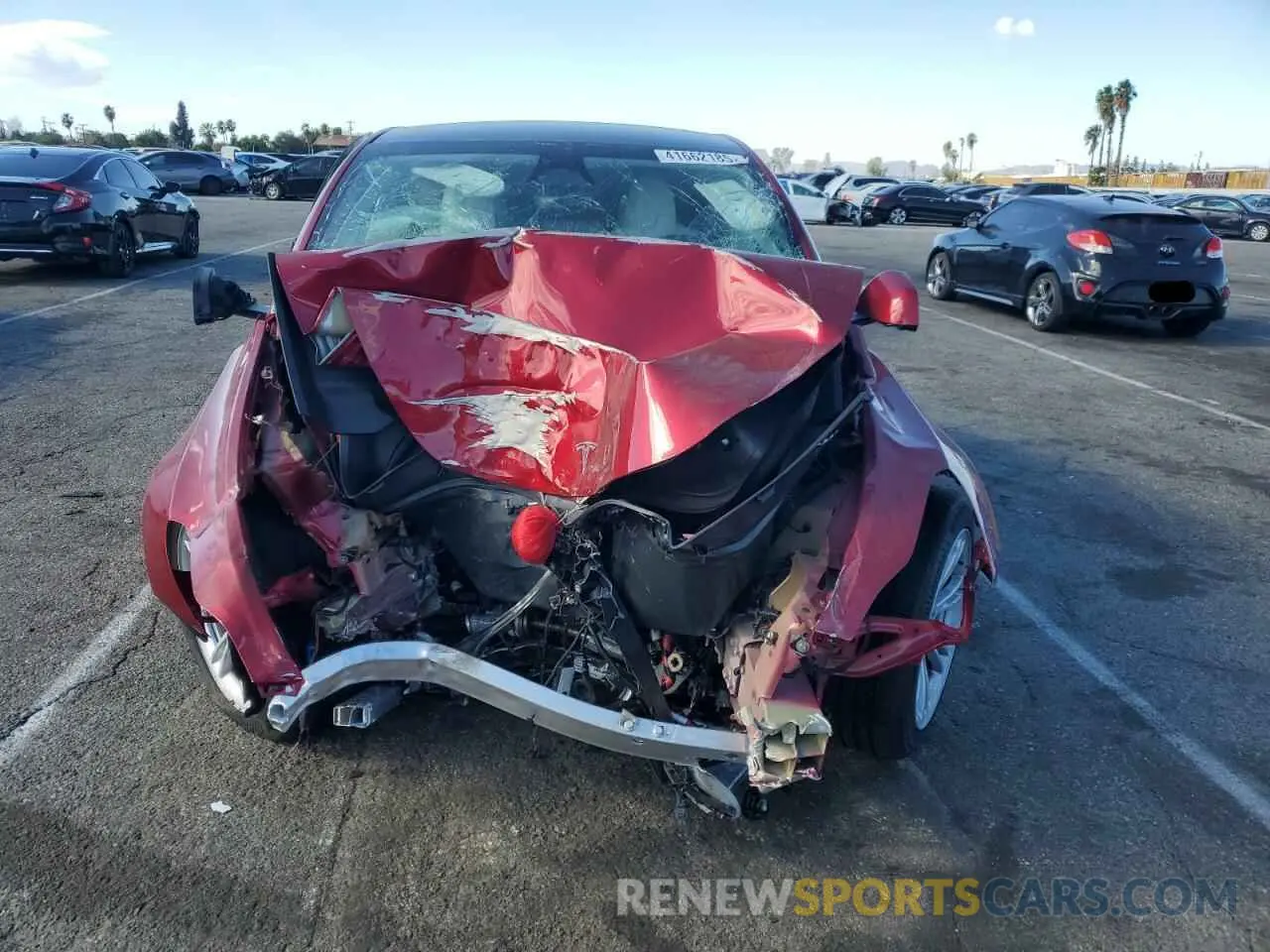 5 Photograph of a damaged car 7SAYGDEE7RF009984 TESLA MODEL Y 2024