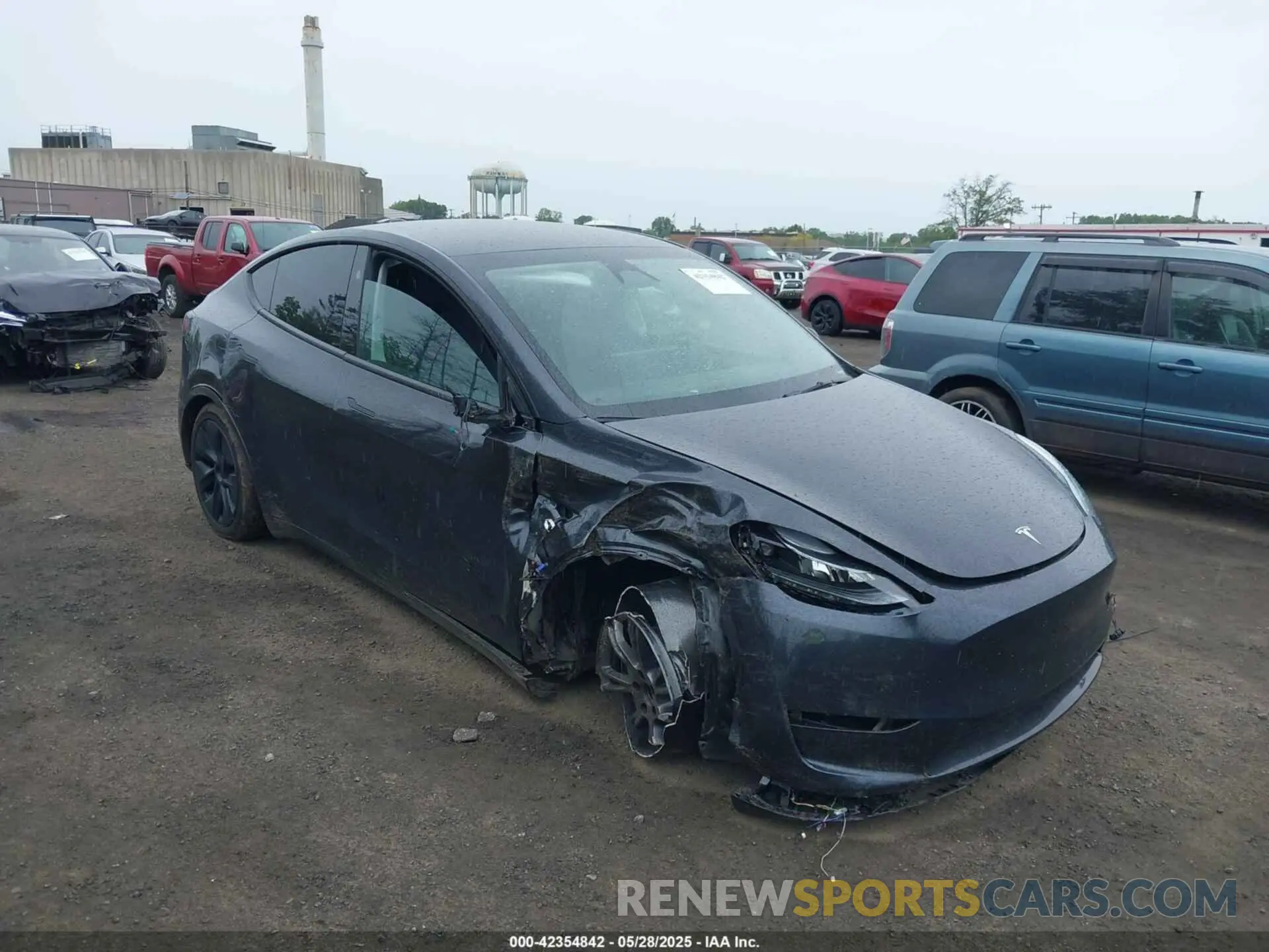 1 Photograph of a damaged car 7SAYGDEE7RF150263 TESLA MODEL Y 2024