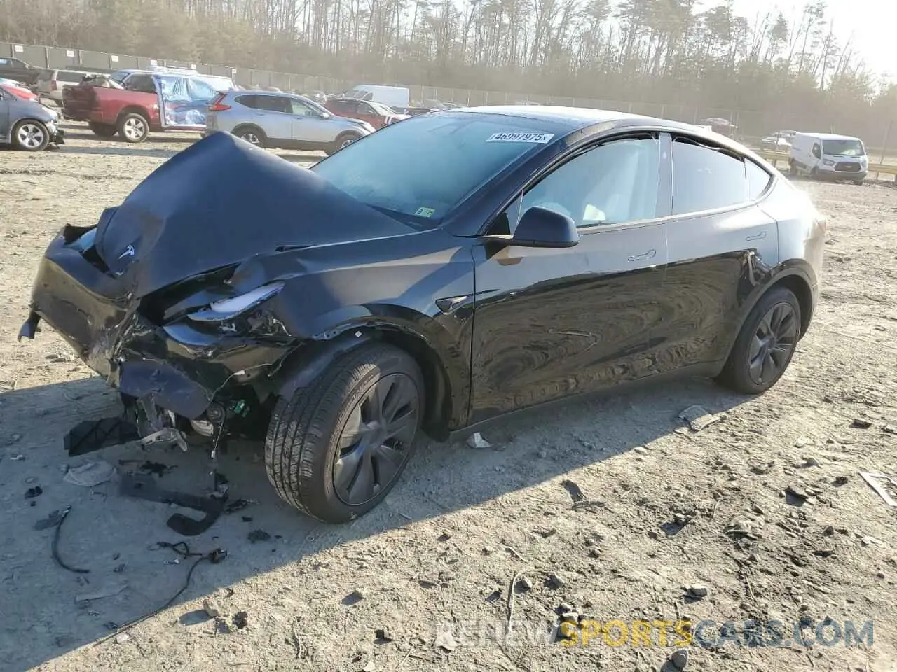 1 Photograph of a damaged car 7SAYGDEE7RF200983 TESLA MODEL Y 2024