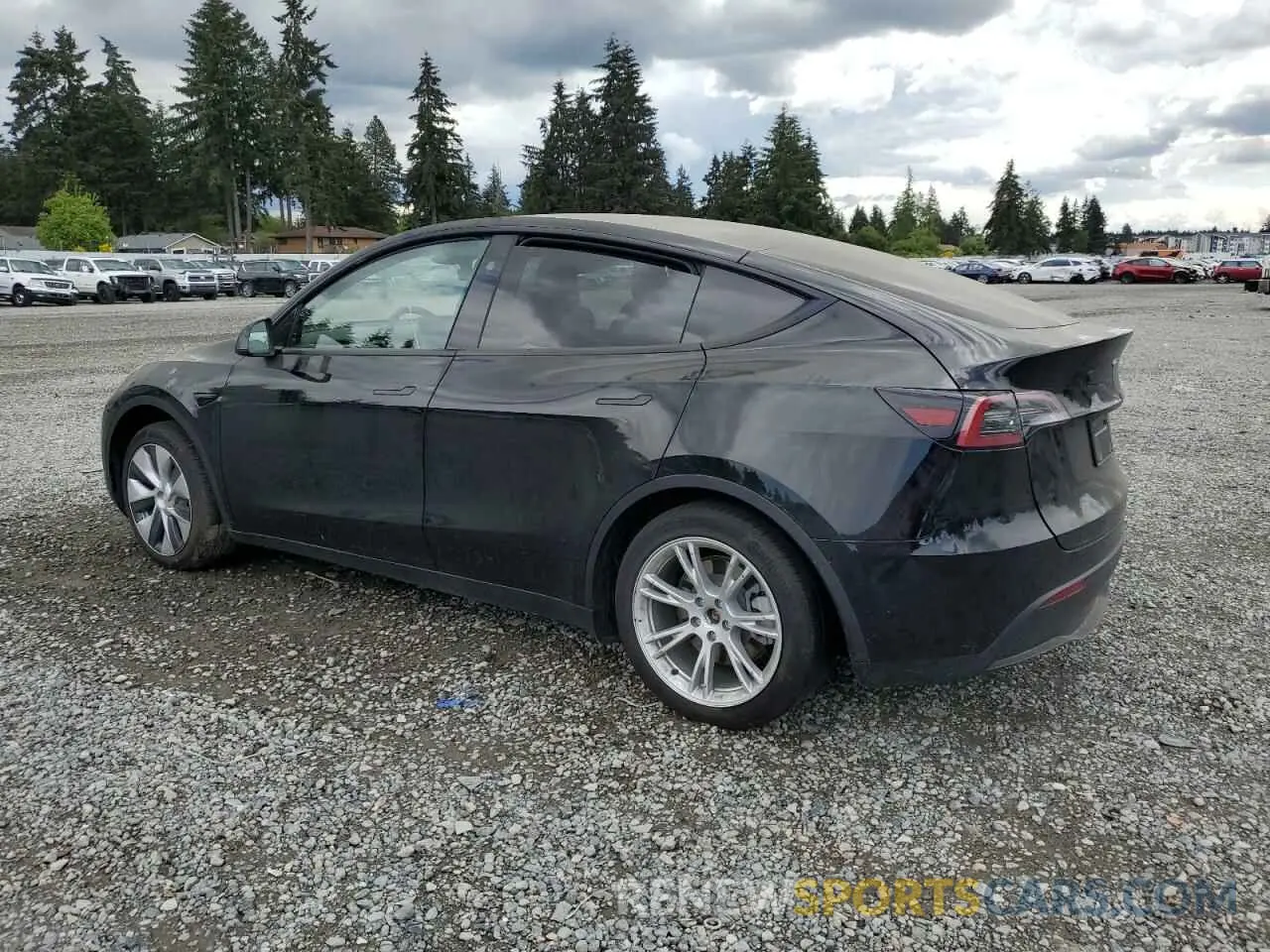 2 Фотография поврежденного автомобиля 7SAYGDEE7RF985344 TESLA MODEL Y 2024
