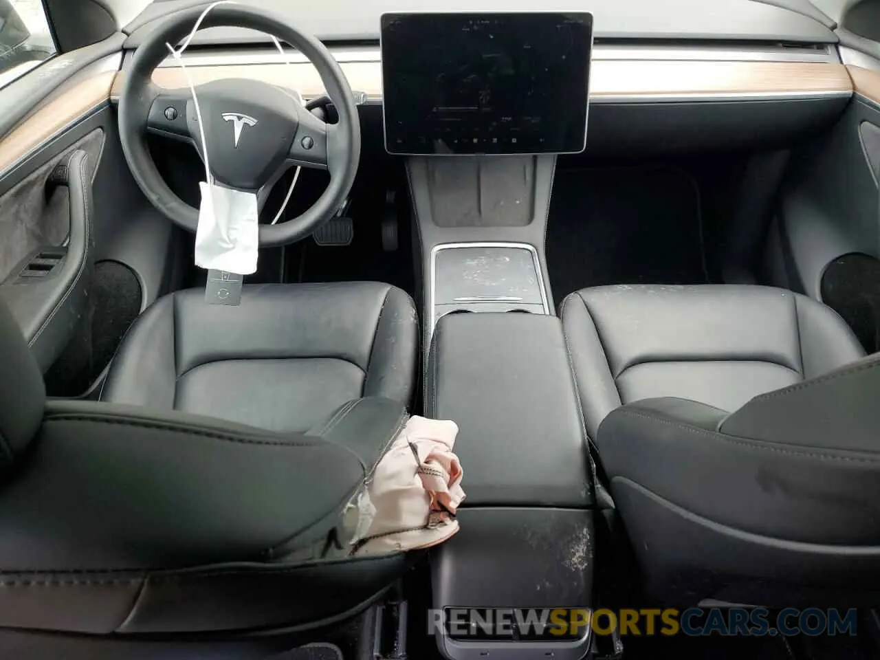 8 Фотография поврежденного автомобиля 7SAYGDEE7RF985344 TESLA MODEL Y 2024