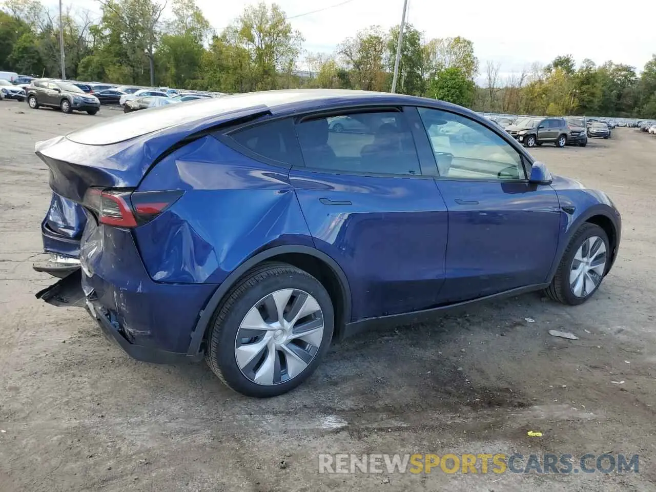 3 Photograph of a damaged car 7SAYGDEE8RA223430 TESLA MODEL Y 2024