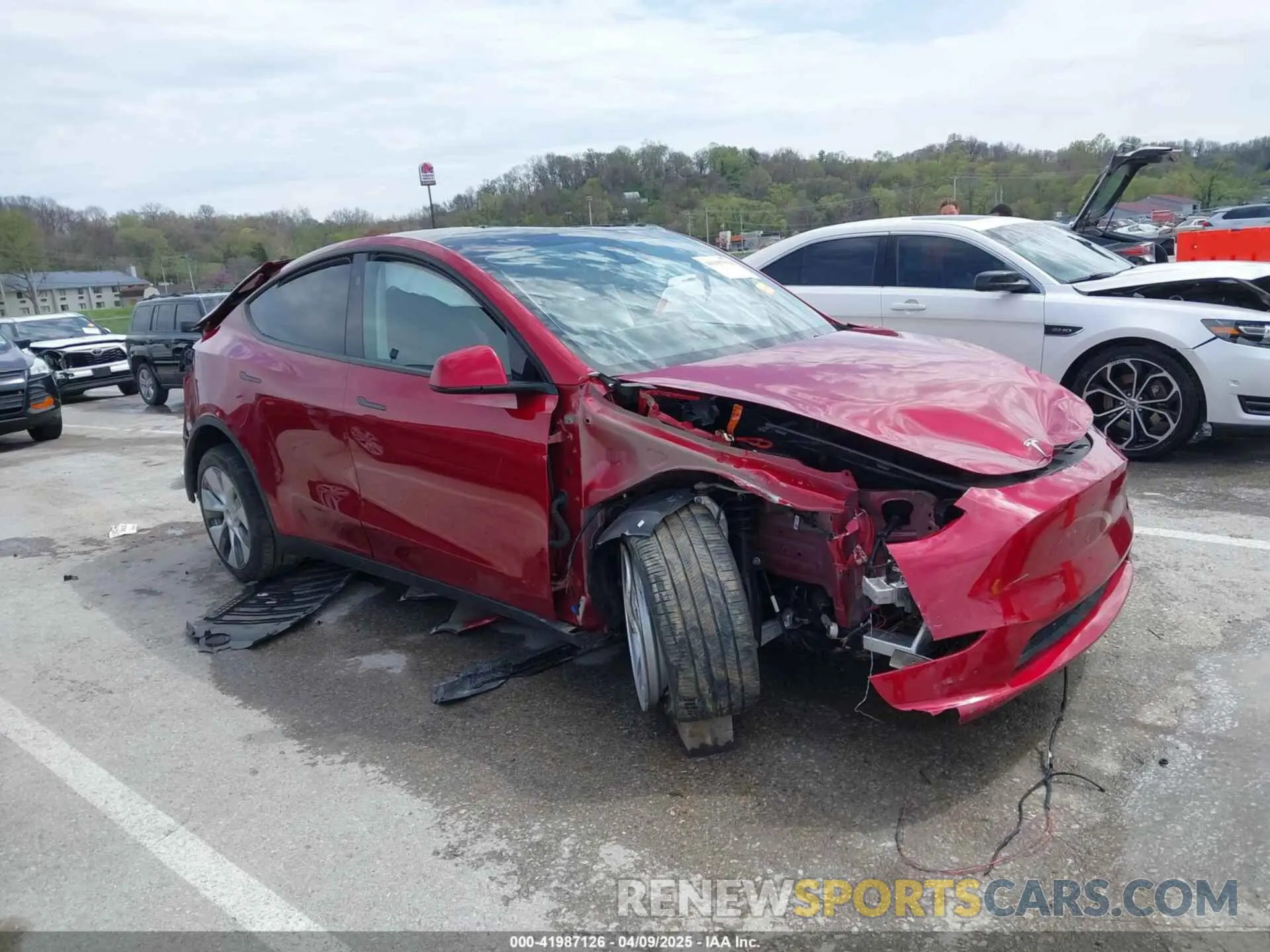 13 Photograph of a damaged car 7SAYGDEE8RA224397 TESLA MODEL Y 2024