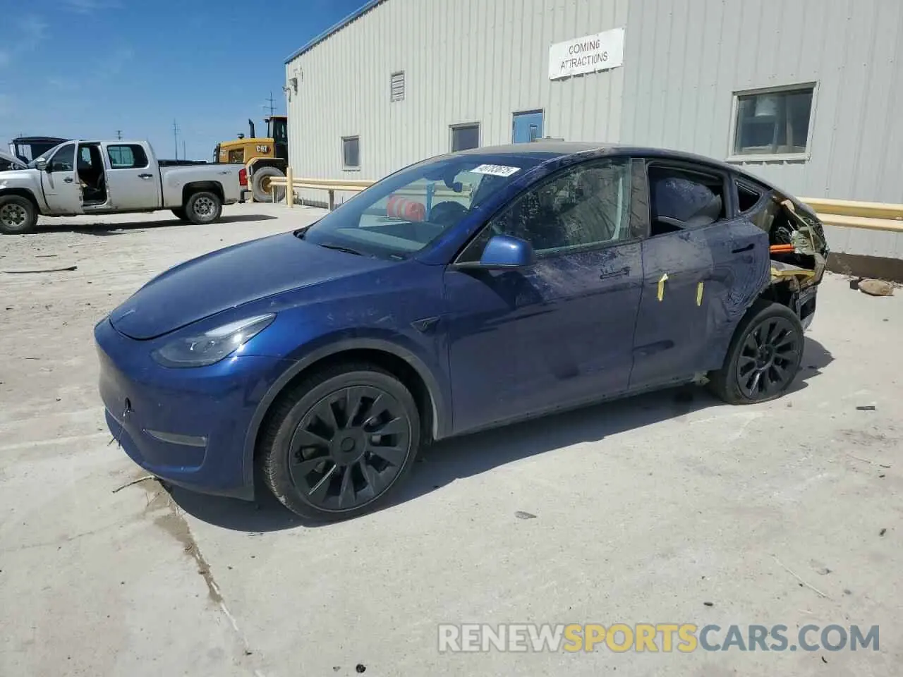 1 Photograph of a damaged car 7SAYGDEE8RA225436 TESLA MODEL Y 2024