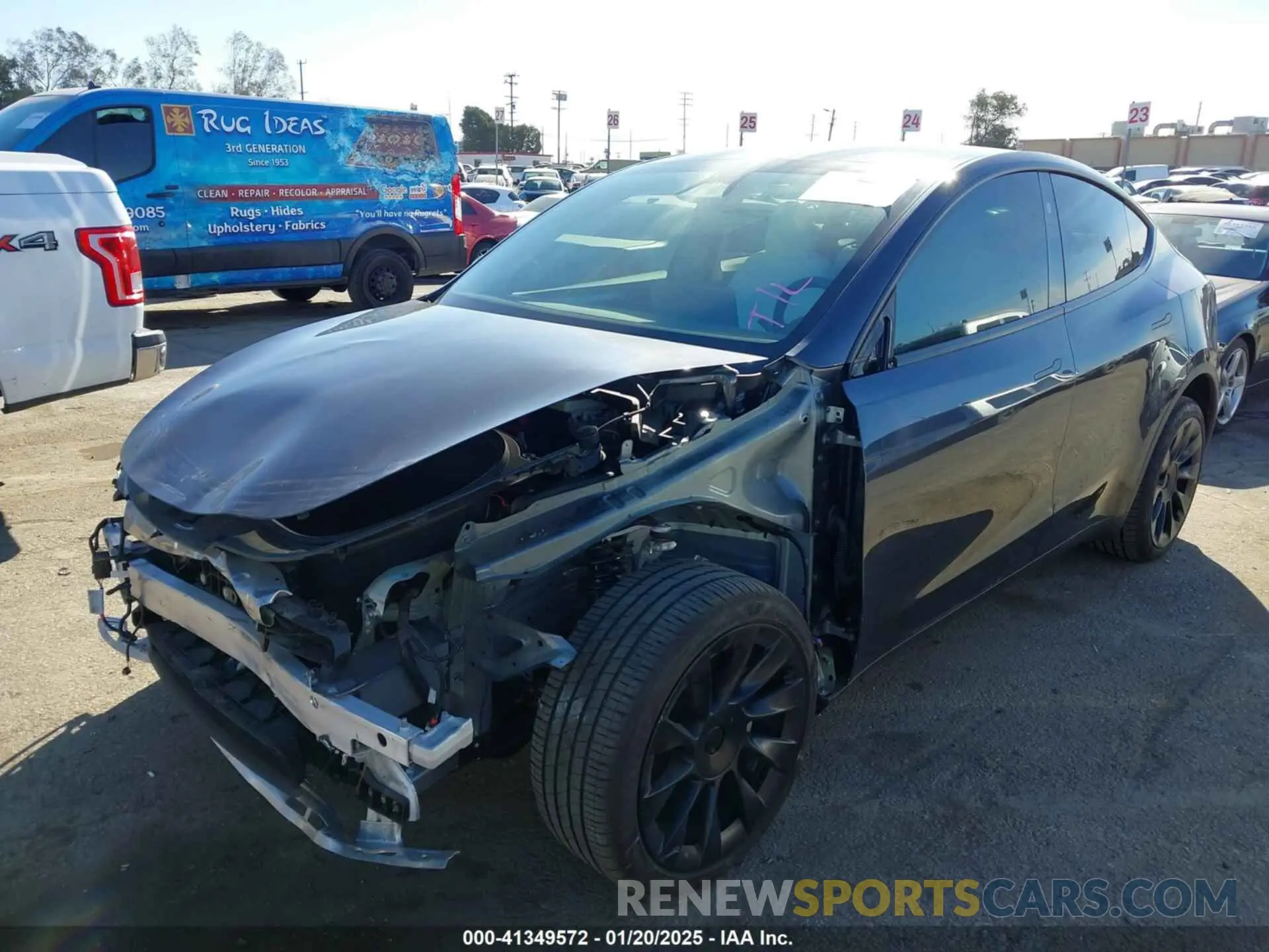 2 Фотография поврежденного автомобиля 7SAYGDEE8RA238834 TESLA MODEL Y 2024