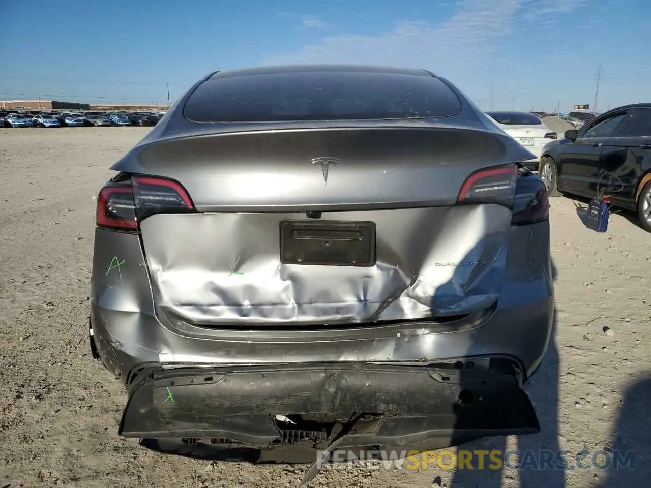 6 Фотография поврежденного автомобиля 7SAYGDEE8RA291162 TESLA MODEL Y 2024