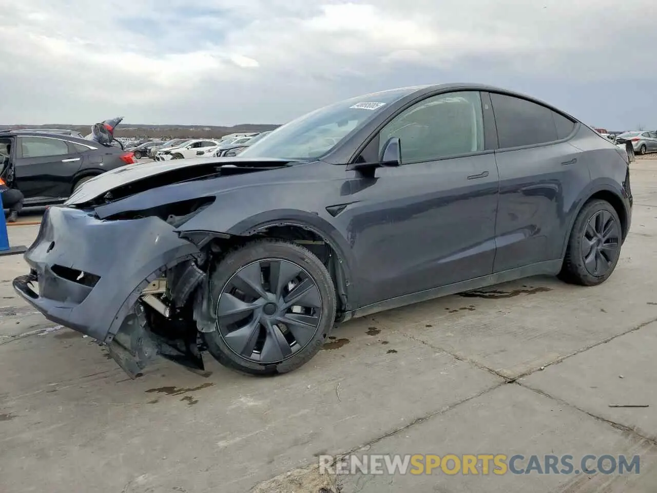 1 Фотография поврежденного автомобиля 7SAYGDEE8RA304900 TESLA MODEL Y 2024