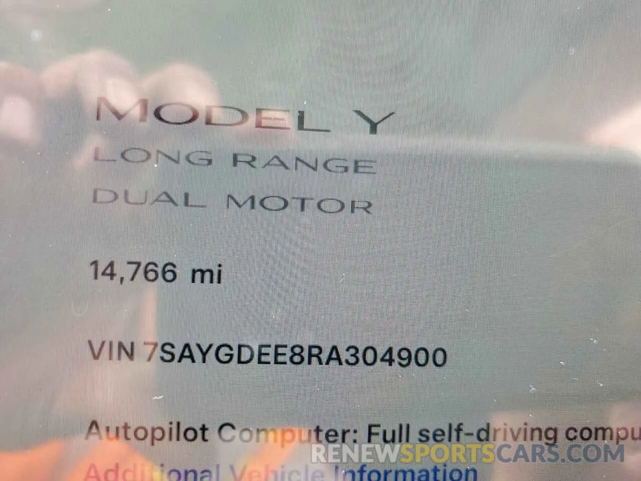 9 Фотография поврежденного автомобиля 7SAYGDEE8RA304900 TESLA MODEL Y 2024