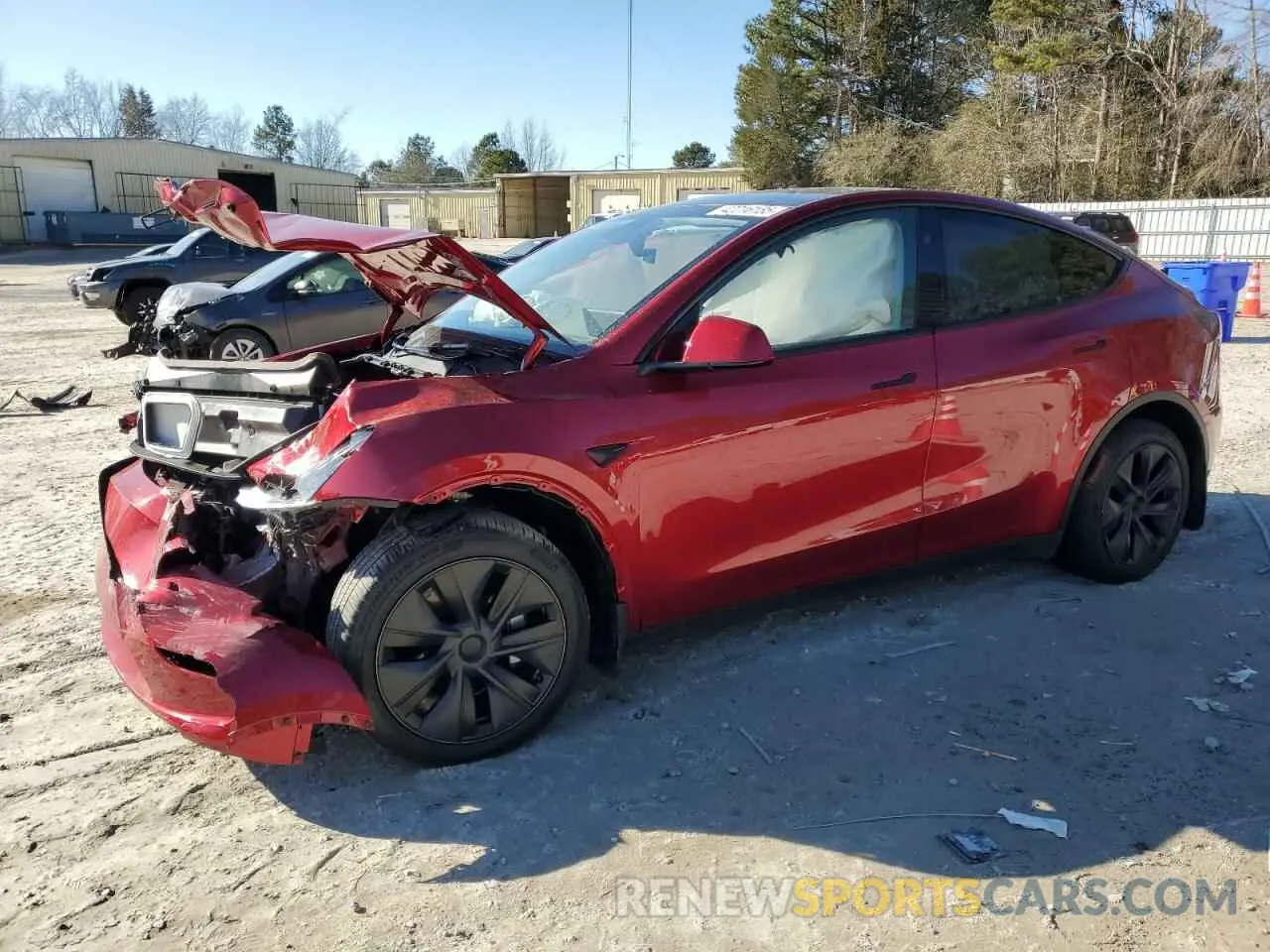 1 Photograph of a damaged car 7SAYGDEE8RA308557 TESLA MODEL Y 2024