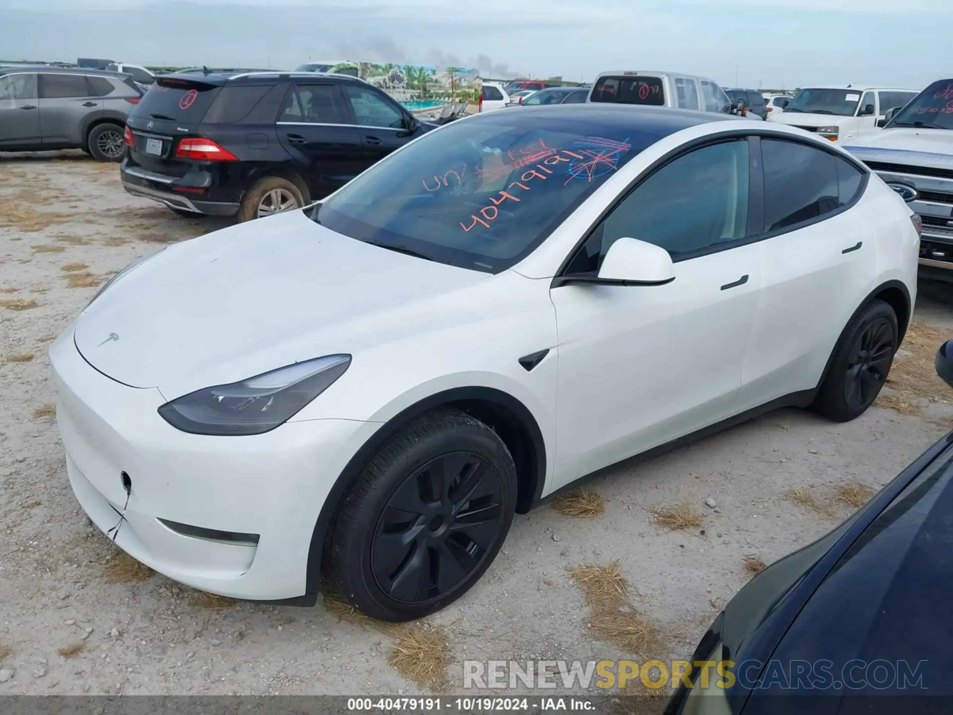 2 Photograph of a damaged car 7SAYGDEE8RA310440 TESLA MODEL Y 2024