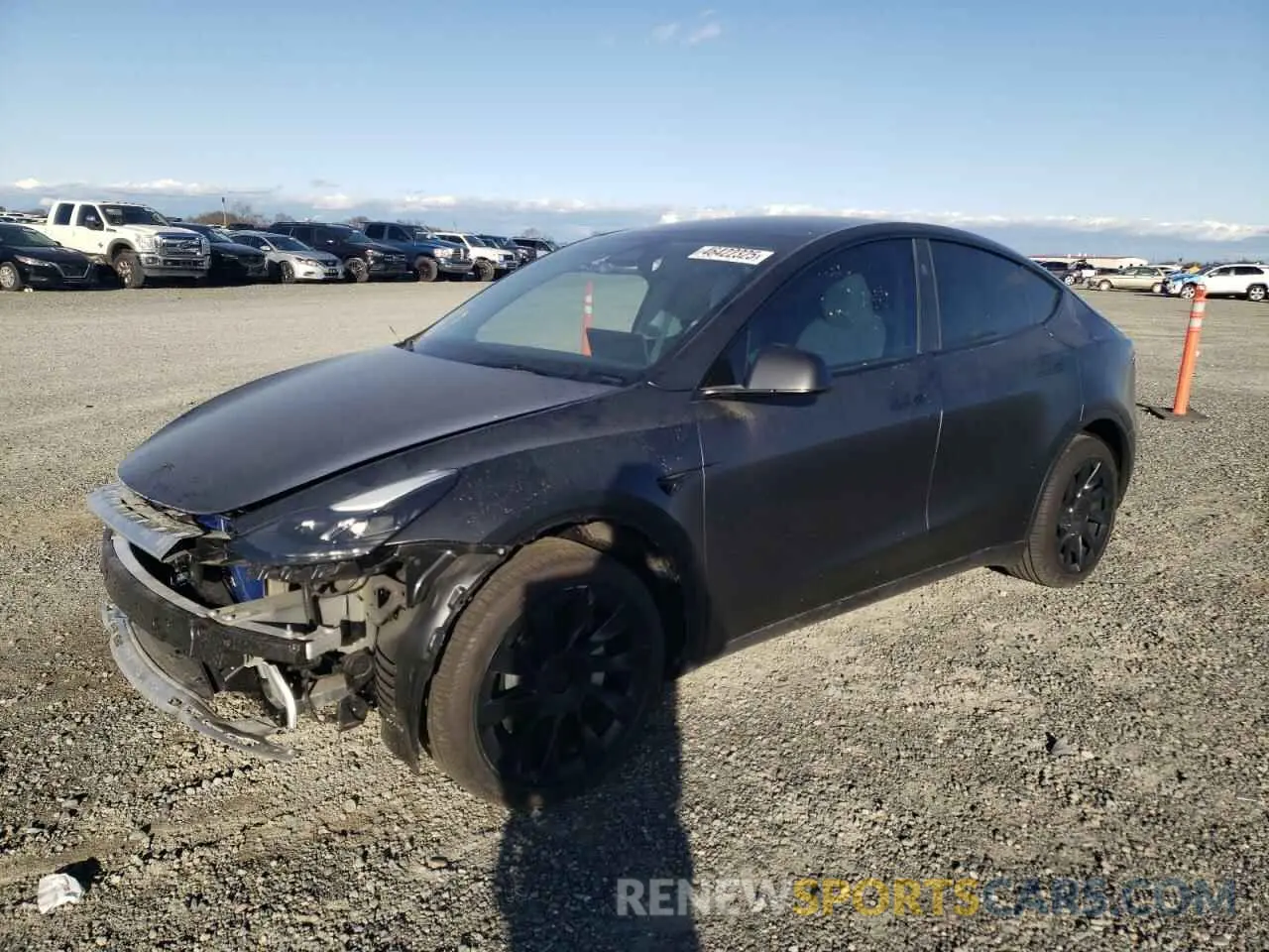 1 Photograph of a damaged car 7SAYGDEE8RF002655 TESLA MODEL Y 2024