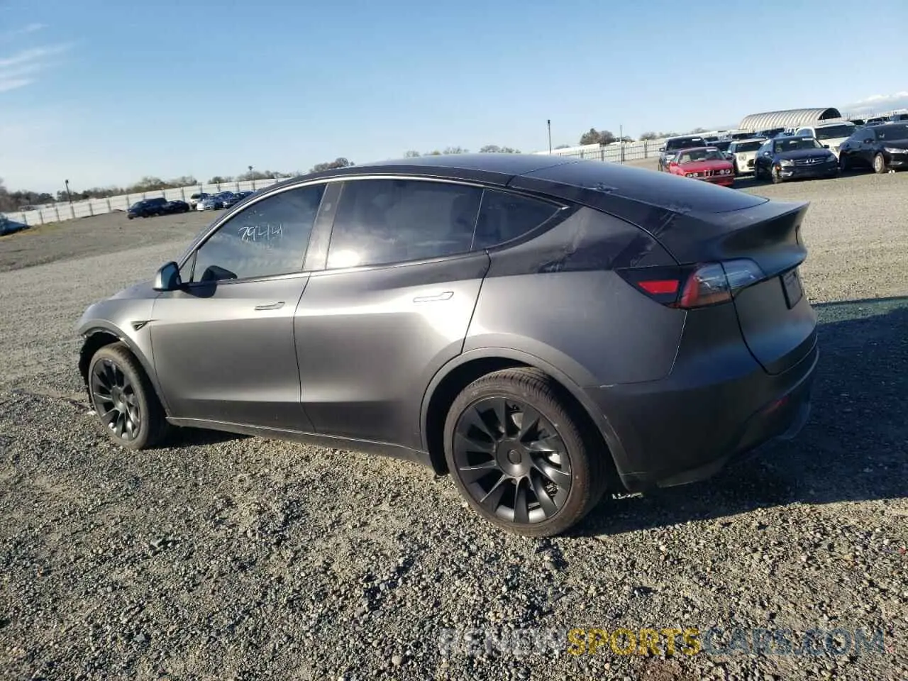 2 Photograph of a damaged car 7SAYGDEE8RF002655 TESLA MODEL Y 2024