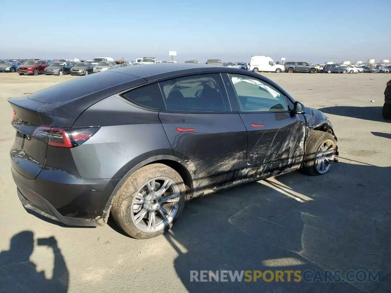 3 Фотография поврежденного автомобиля 7SAYGDEE8RF013994 TESLA MODEL Y 2024