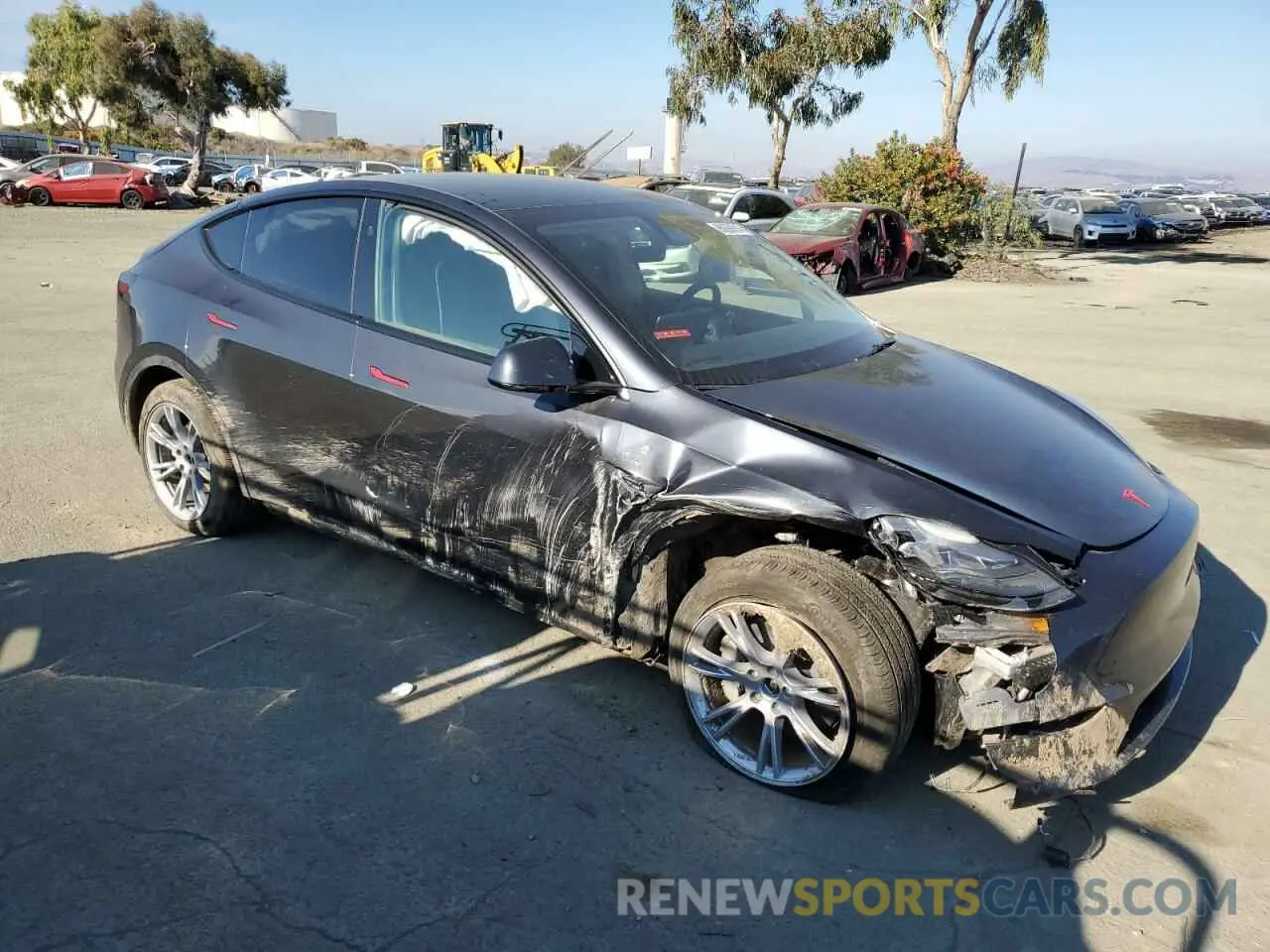 4 Фотография поврежденного автомобиля 7SAYGDEE8RF013994 TESLA MODEL Y 2024