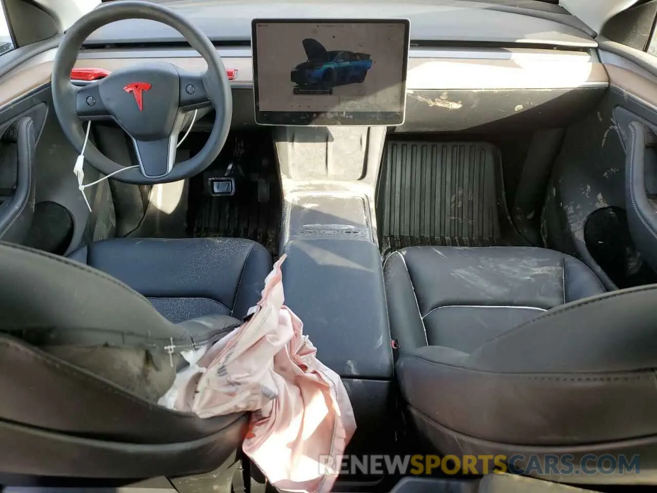 8 Фотография поврежденного автомобиля 7SAYGDEE8RF013994 TESLA MODEL Y 2024