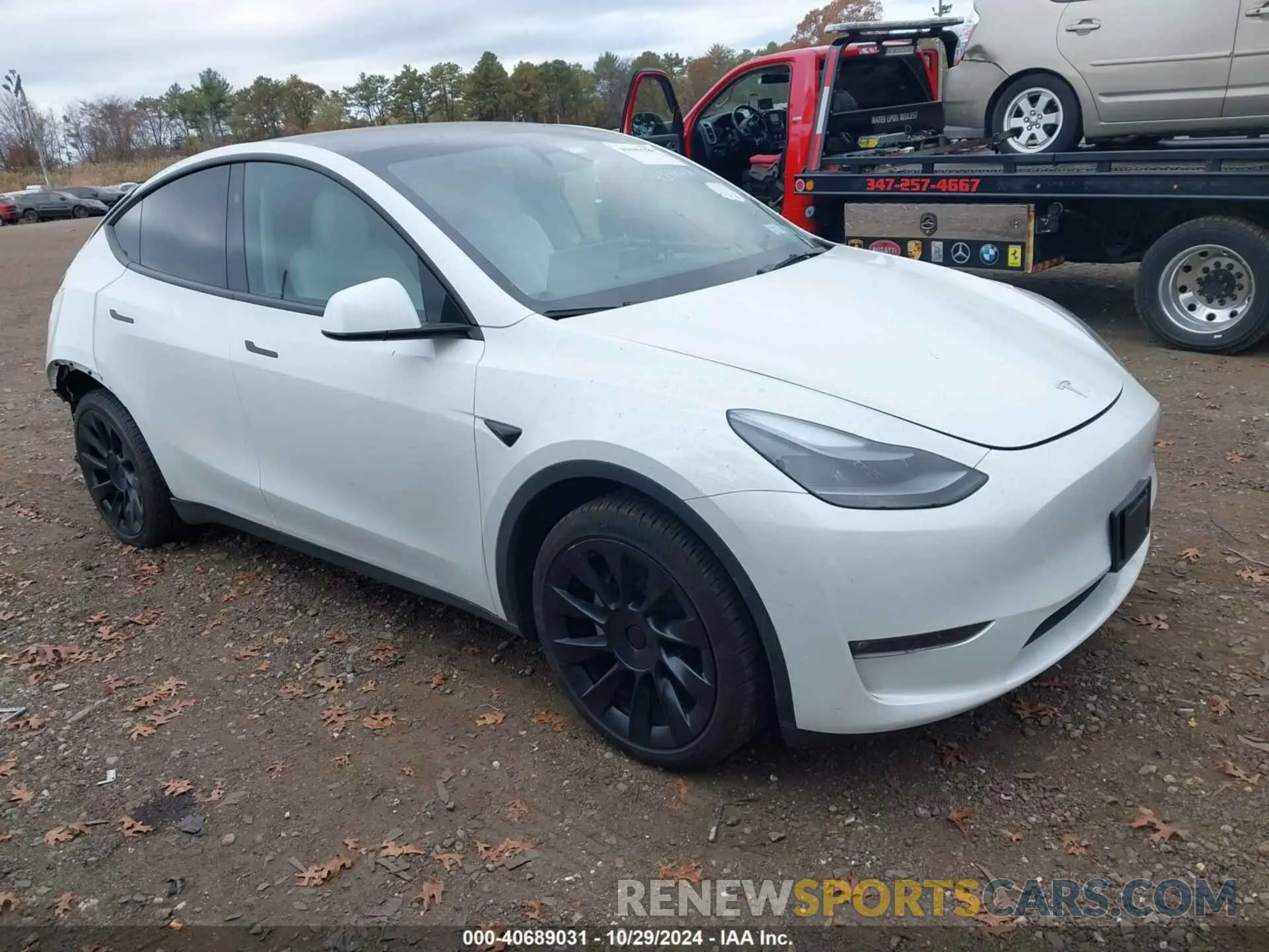 1 Photograph of a damaged car 7SAYGDEE8RF036837 TESLA MODEL Y 2024
