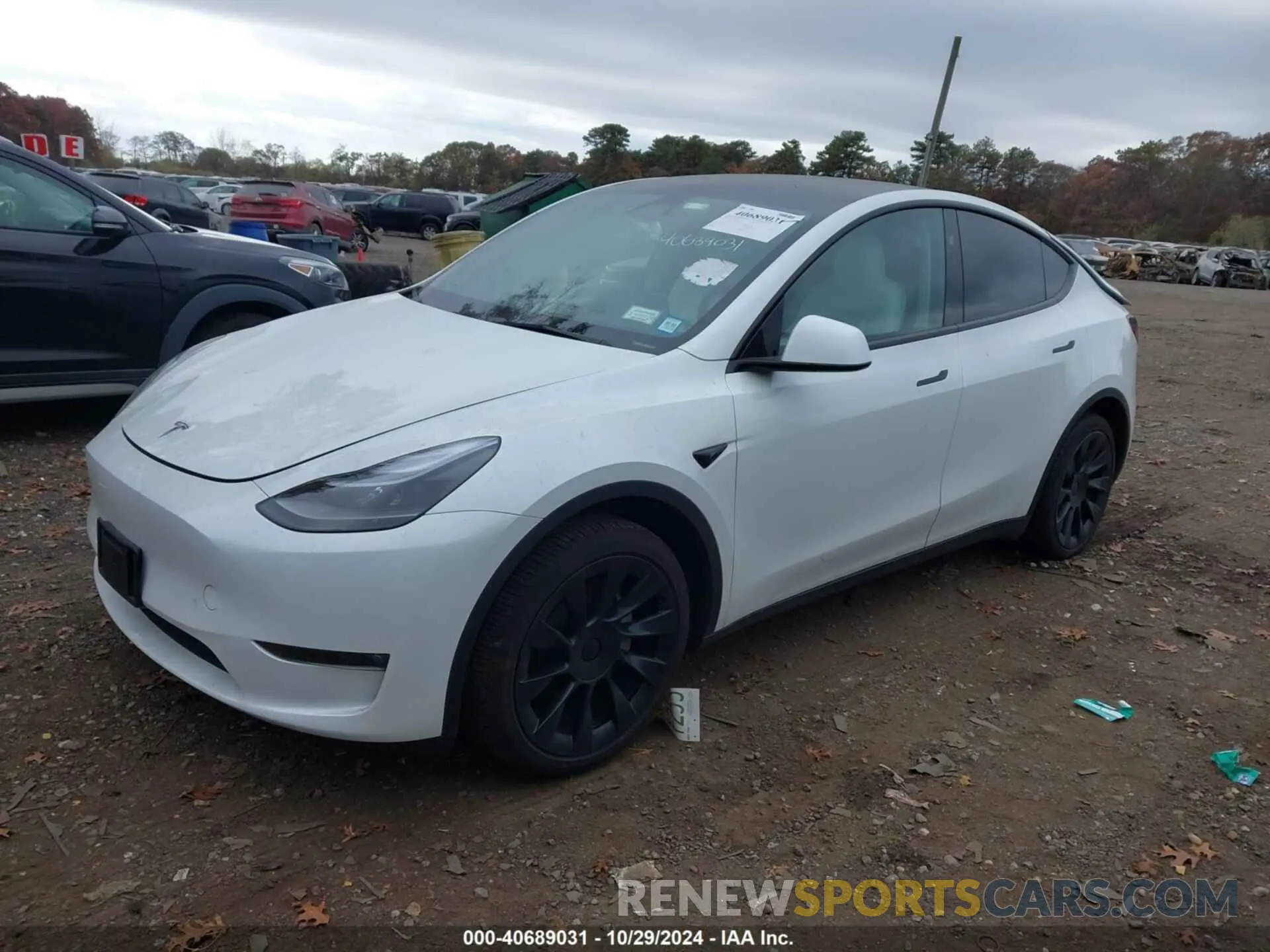 2 Photograph of a damaged car 7SAYGDEE8RF036837 TESLA MODEL Y 2024