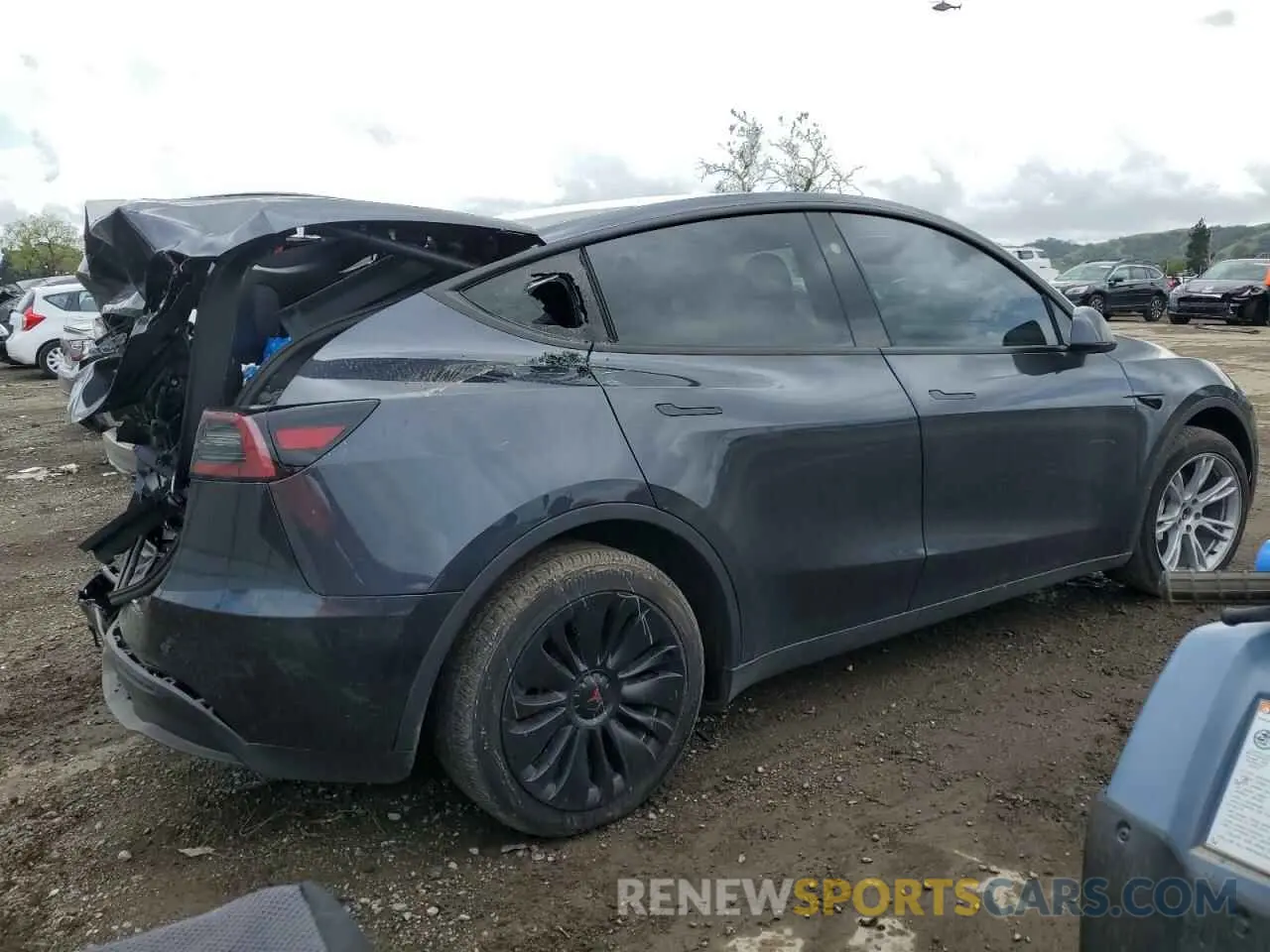 3 Фотография поврежденного автомобиля 7SAYGDEE8RF060376 TESLA MODEL Y 2024