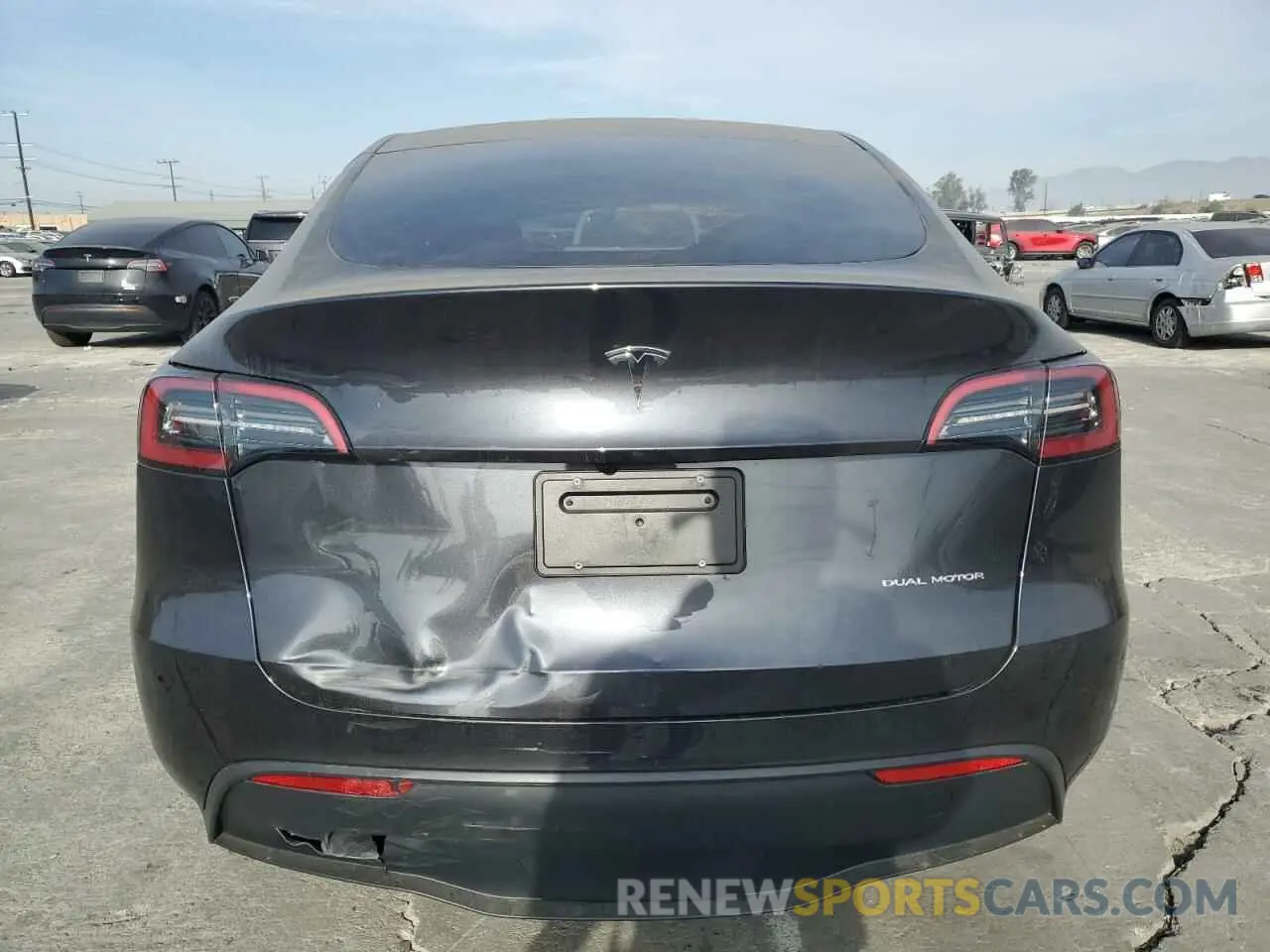 6 Фотография поврежденного автомобиля 7SAYGDEE8RF089456 TESLA MODEL Y 2024