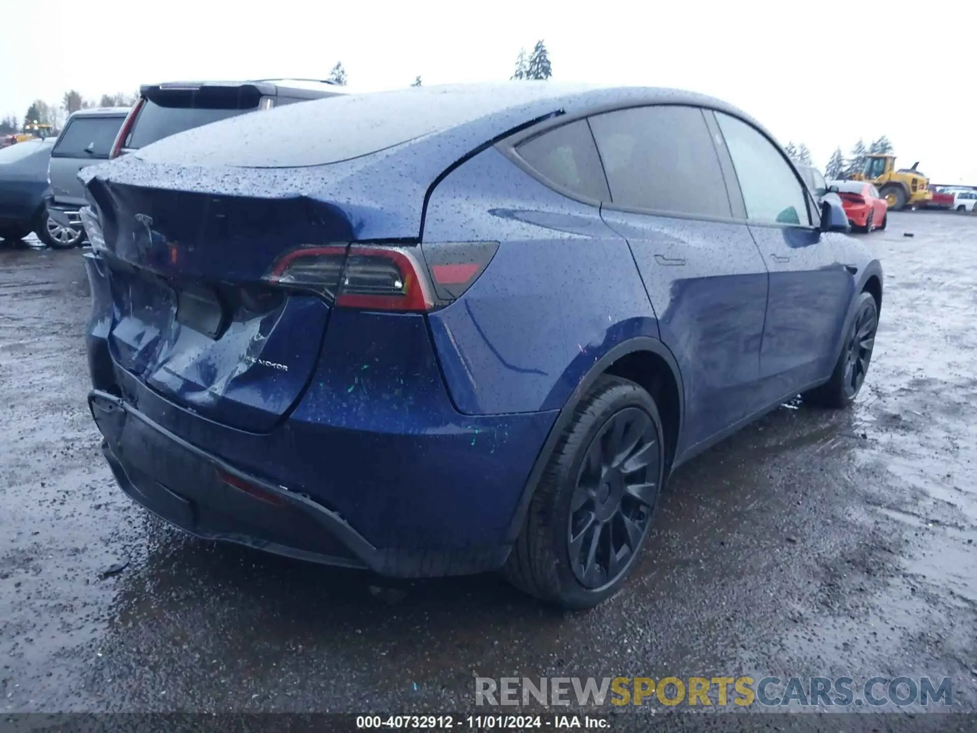 4 Фотография поврежденного автомобиля 7SAYGDEE8RF114761 TESLA MODEL Y 2024