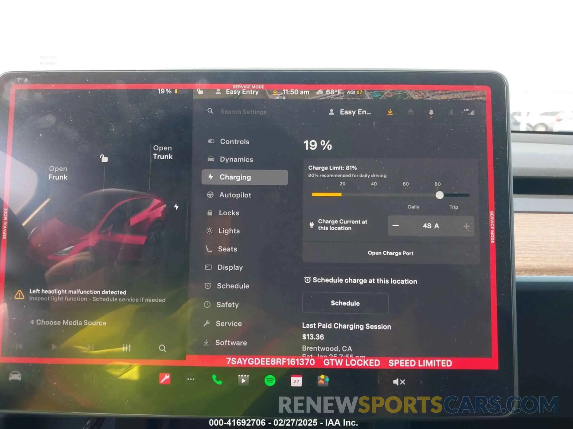 17 Photograph of a damaged car 7SAYGDEE8RF161370 TESLA MODEL Y 2024