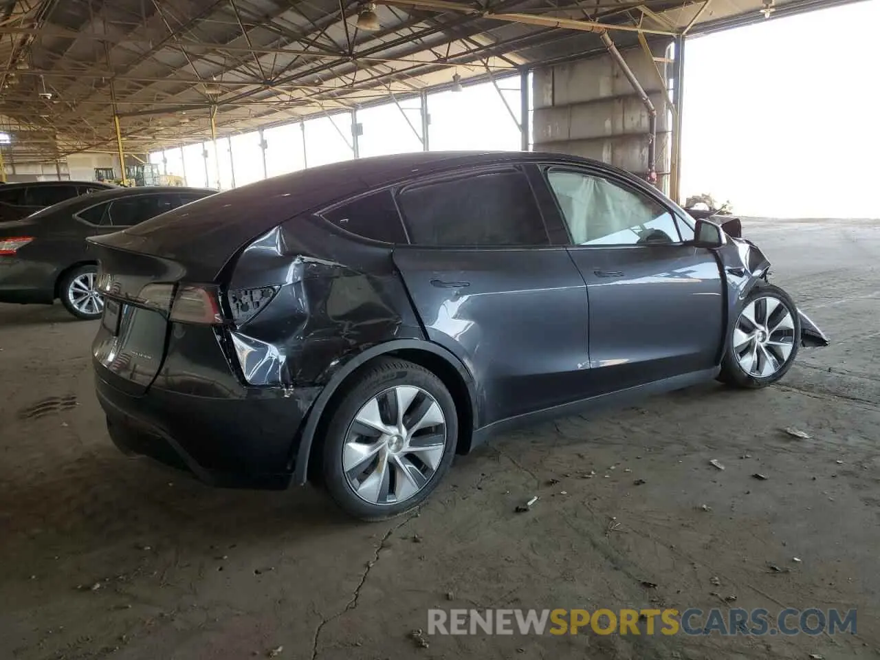 3 Фотография поврежденного автомобиля 7SAYGDEE9RA229947 TESLA MODEL Y 2024