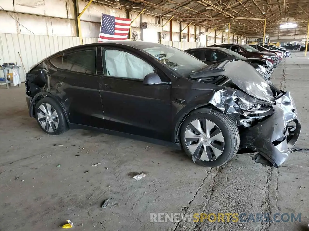4 Фотография поврежденного автомобиля 7SAYGDEE9RA229947 TESLA MODEL Y 2024