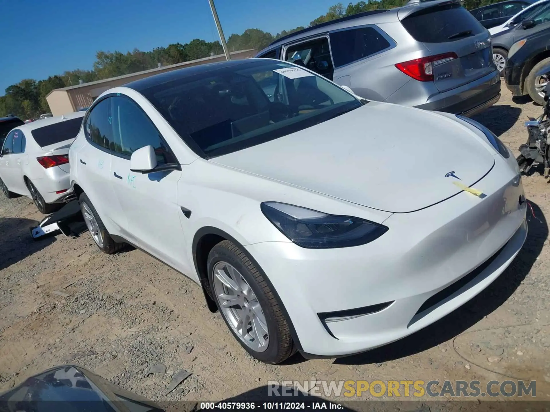 1 Photograph of a damaged car 7SAYGDEE9RA241239 TESLA MODEL Y 2024