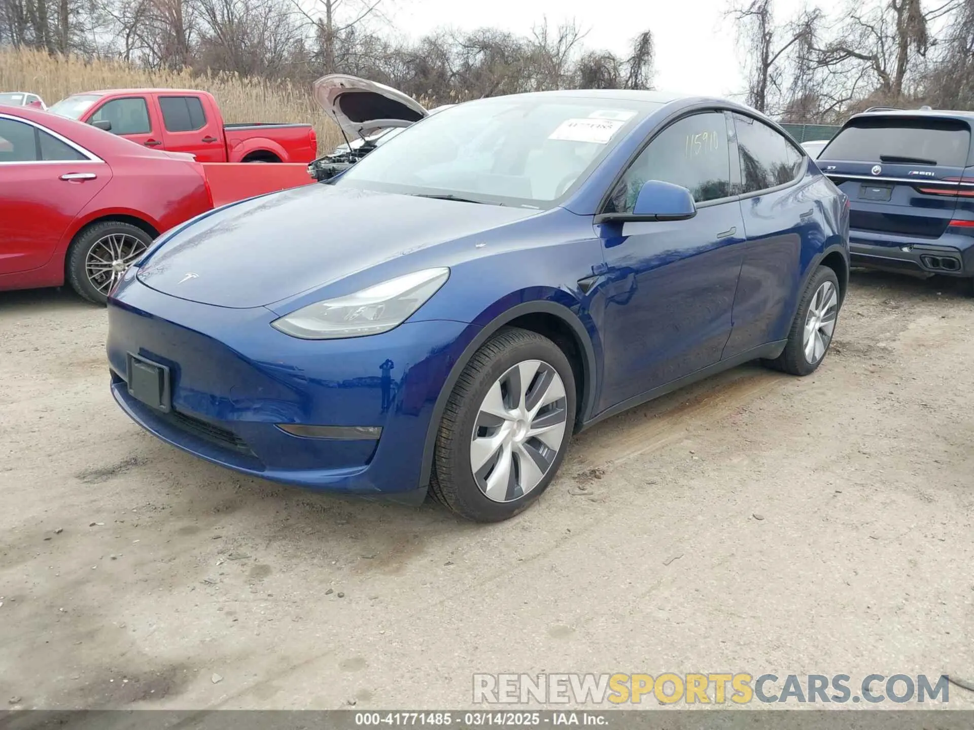 2 Фотография поврежденного автомобиля 7SAYGDEE9RA269882 TESLA MODEL Y 2024