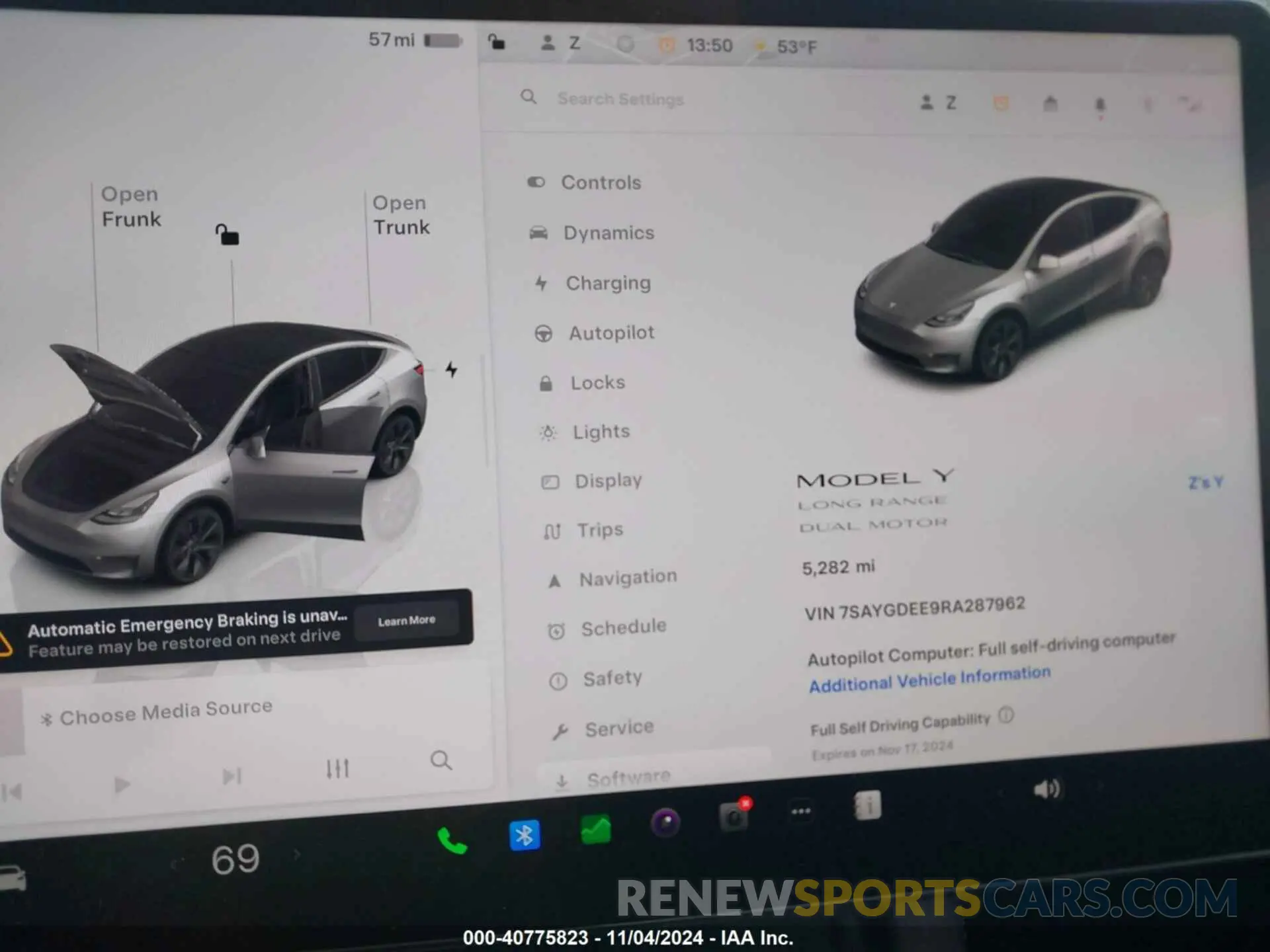7 Фотография поврежденного автомобиля 7SAYGDEE9RA287962 TESLA MODEL Y 2024