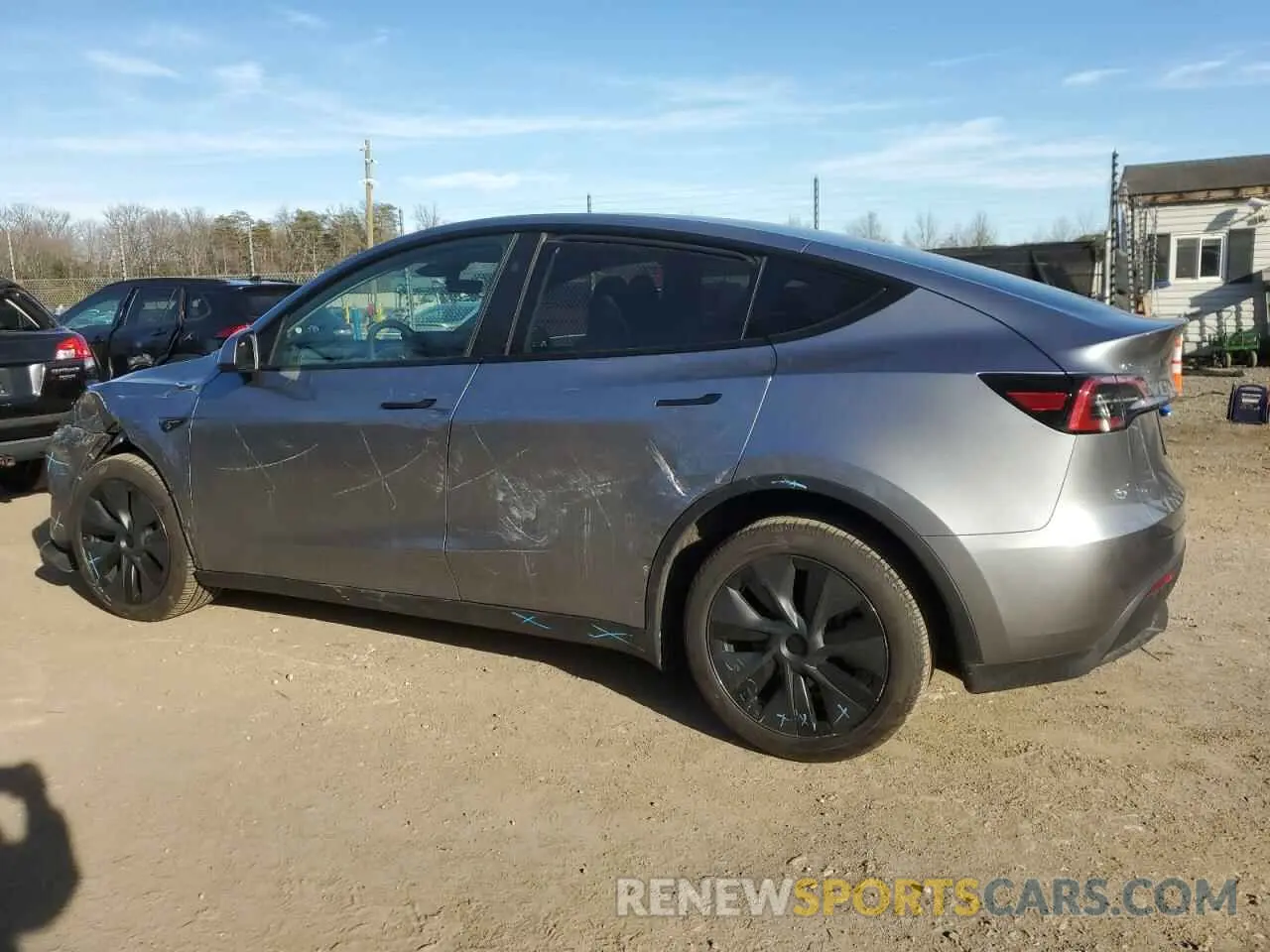 2 Фотография поврежденного автомобиля 7SAYGDEE9RA302122 TESLA MODEL Y 2024