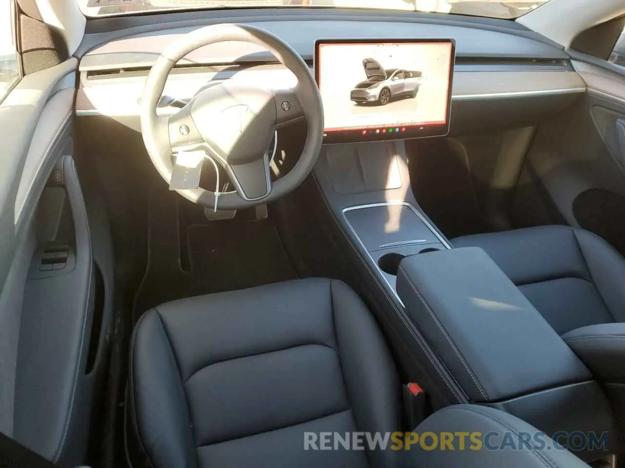 8 Фотография поврежденного автомобиля 7SAYGDEE9RA302122 TESLA MODEL Y 2024