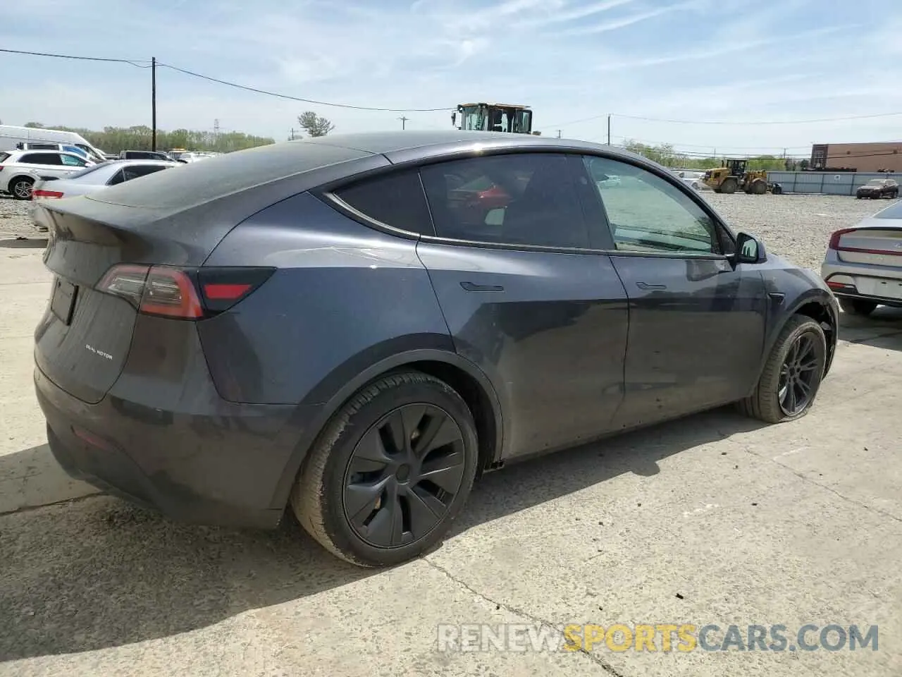 3 Photograph of a damaged car 7SAYGDEE9RA329658 TESLA MODEL Y 2024