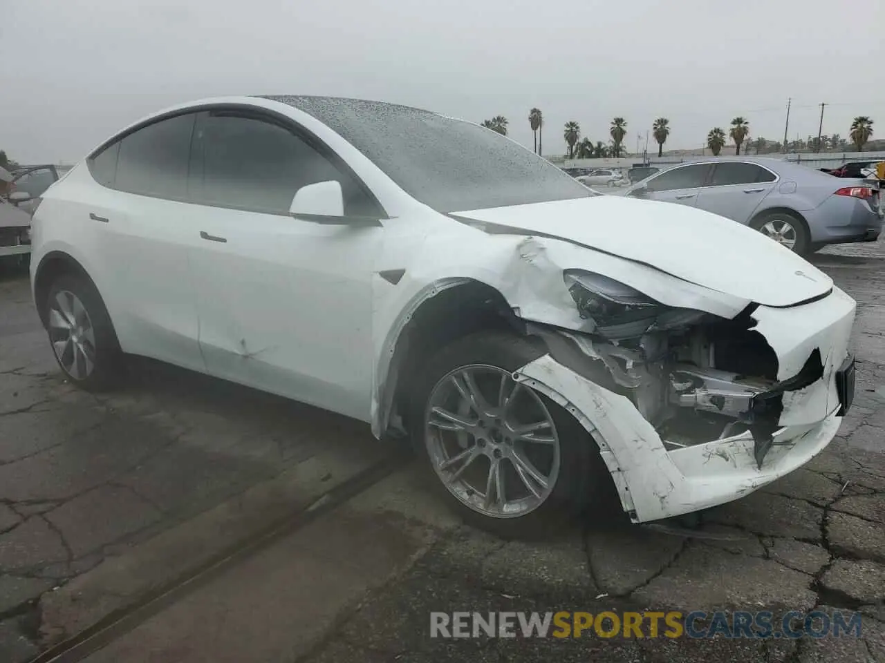 4 Фотография поврежденного автомобиля 7SAYGDEE9RF002292 TESLA MODEL Y 2024