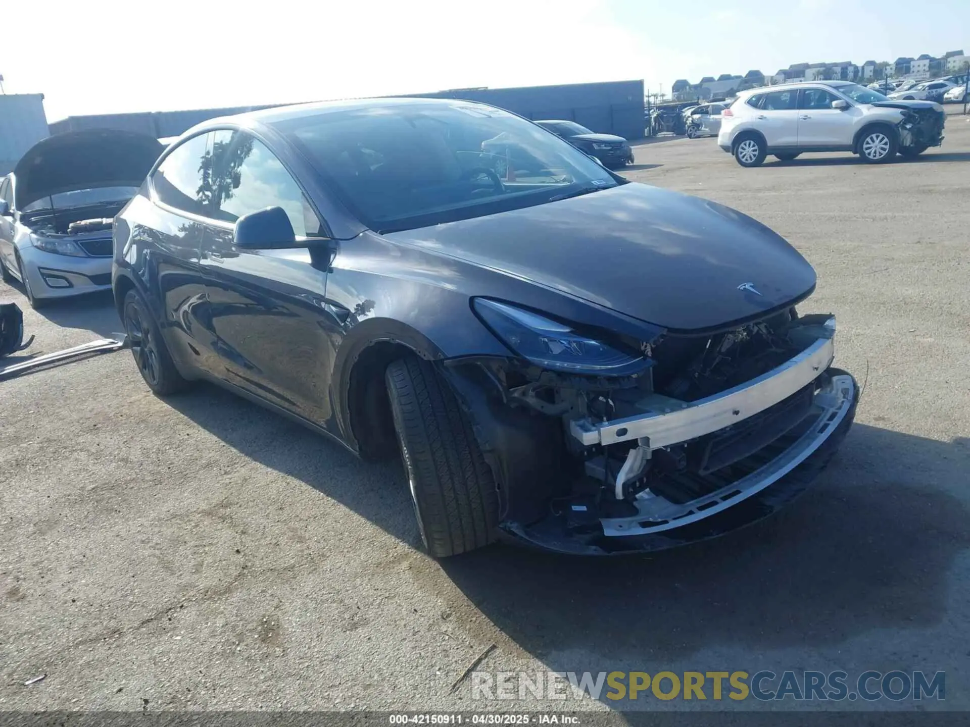 1 Photograph of a damaged car 7SAYGDEE9RF177495 TESLA MODEL Y 2024