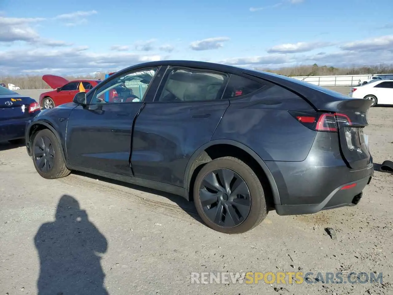 2 Фотография поврежденного автомобиля 7SAYGDEE9RF194409 TESLA MODEL Y 2024