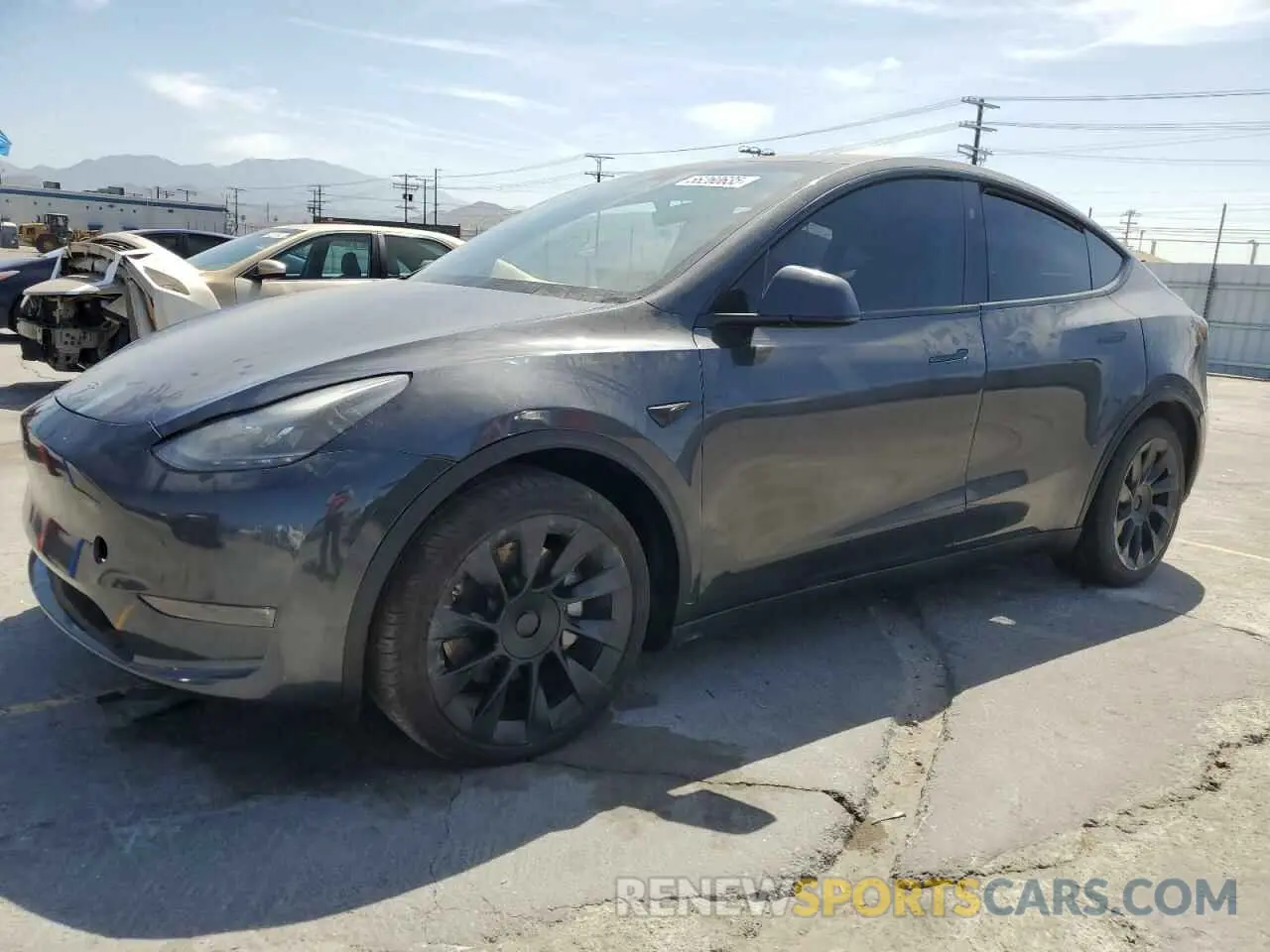 1 Photograph of a damaged car 7SAYGDEEXRA237667 TESLA MODEL Y 2024