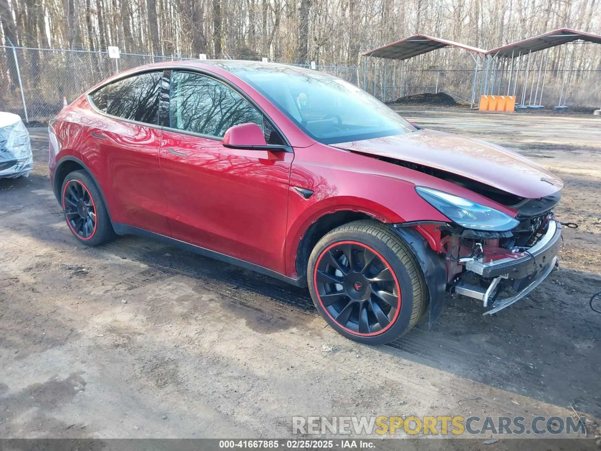 1 Фотография поврежденного автомобиля 7SAYGDEEXRA264447 TESLA MODEL Y 2024